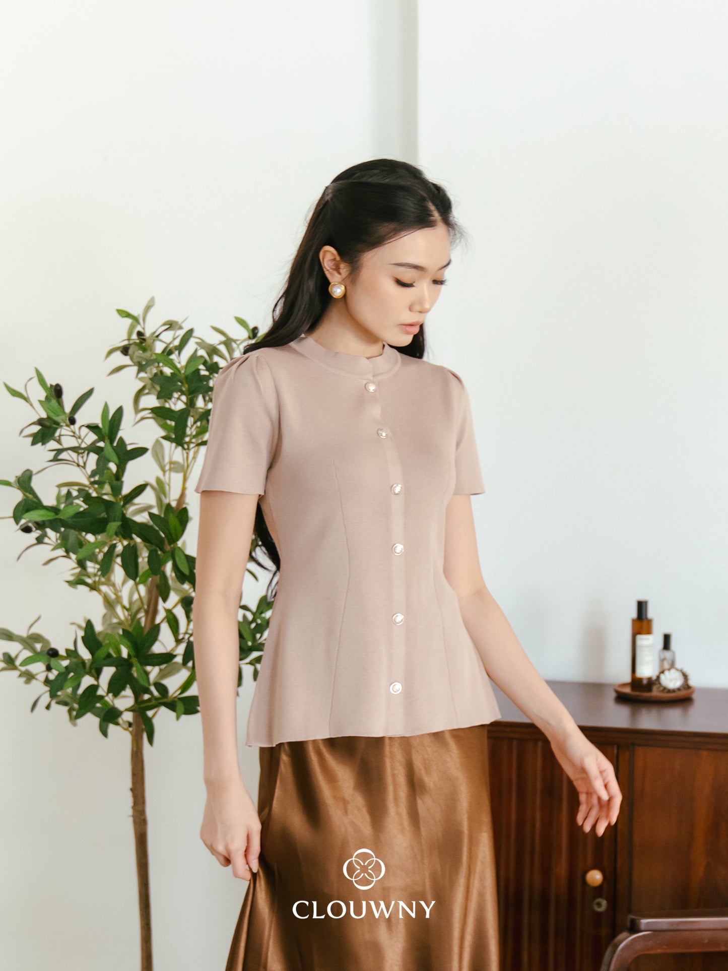 Lee Shanghai Knit Top - Khaki