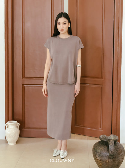 Kurasu Round Knit Set - Beige