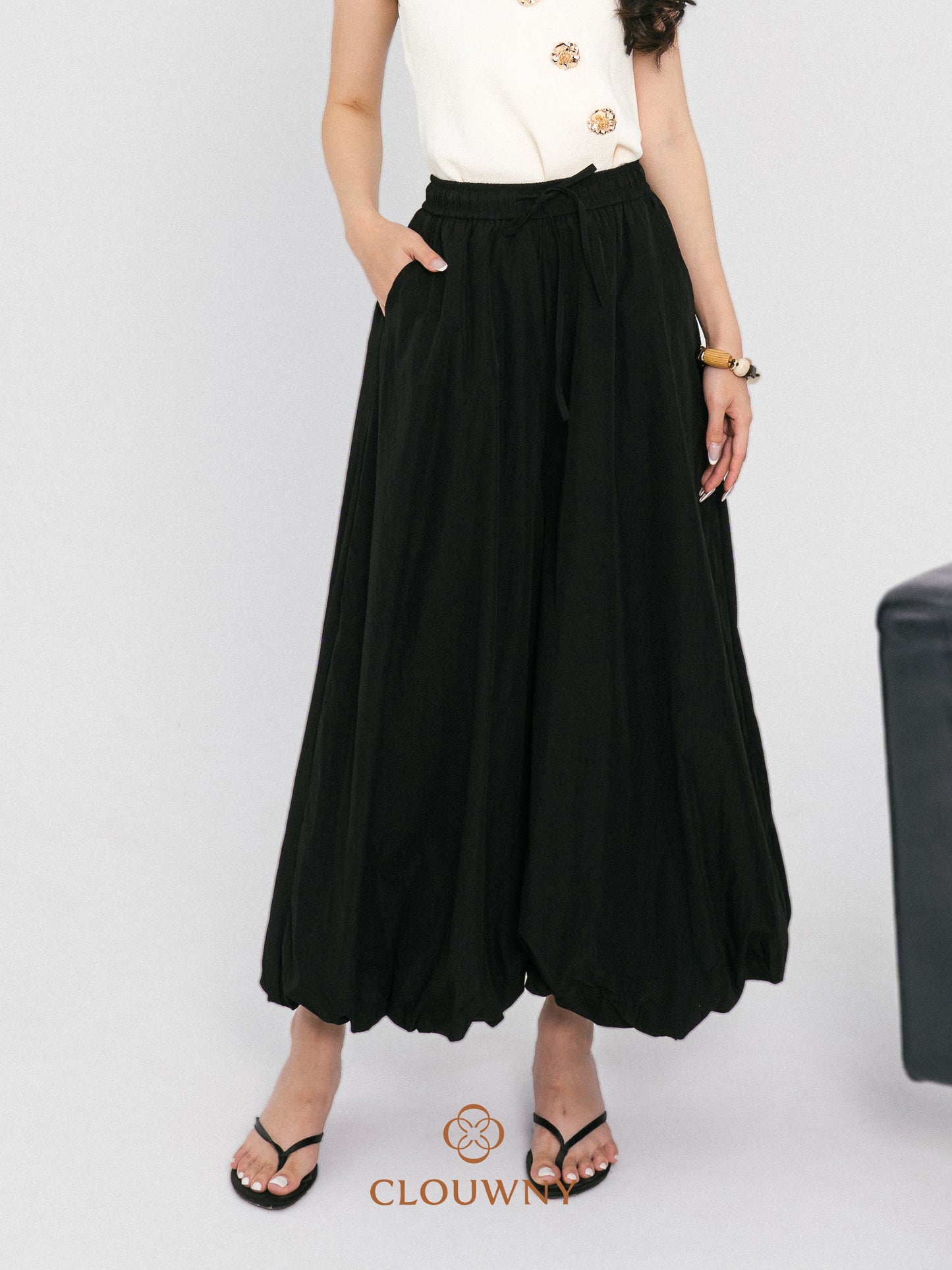 Sasya Balloon Pants - Black