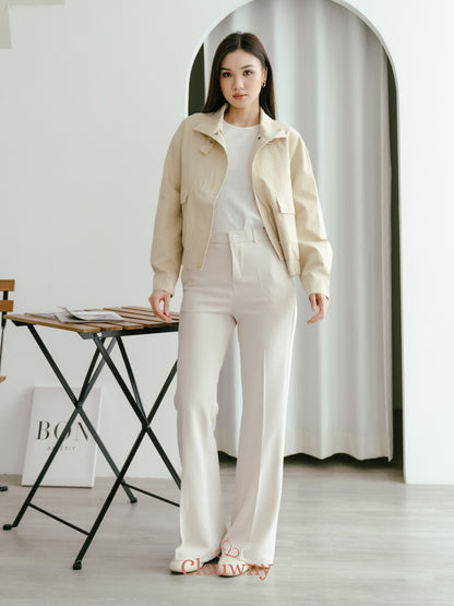 Glinda Pocket Jacket - Cream