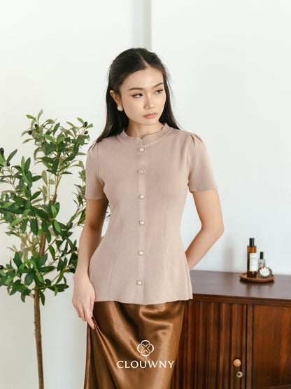 Lee Shanghai Knit Top - Khaki