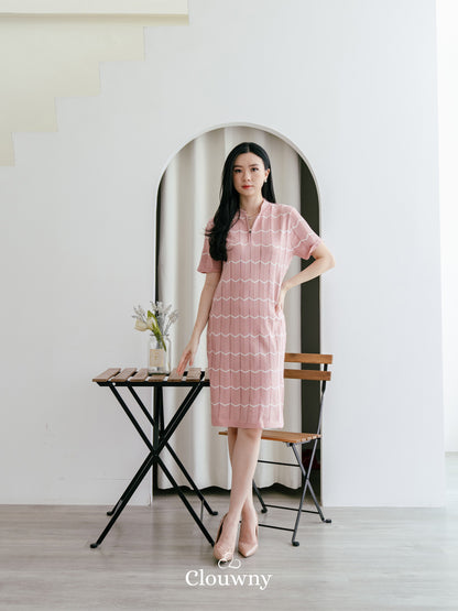 Leia Knit Dress - Pink