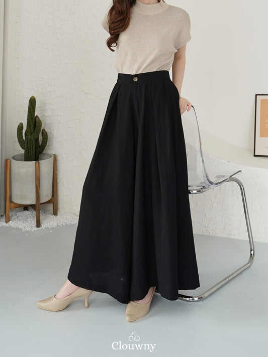 Yuni Cullotes Pants - Black