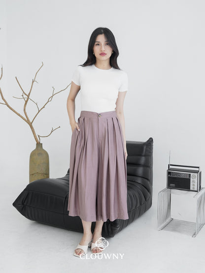 Jenna Cullote Pants - Dark Mauve