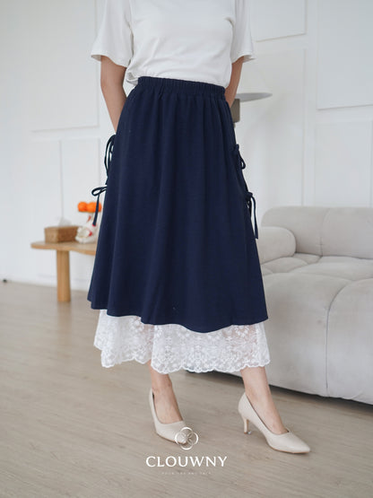 Jona Midi Skirt - Navy