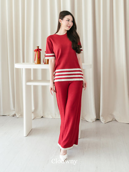 Haku Knit Set - Maroon