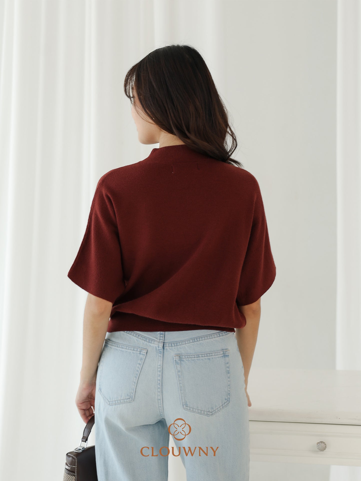 Castle Knit Top - Coffee