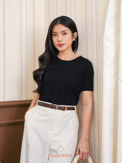 Hema Knit Top - Black