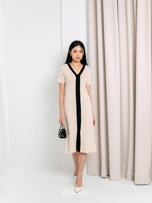 Melody Knit Dress - Cream