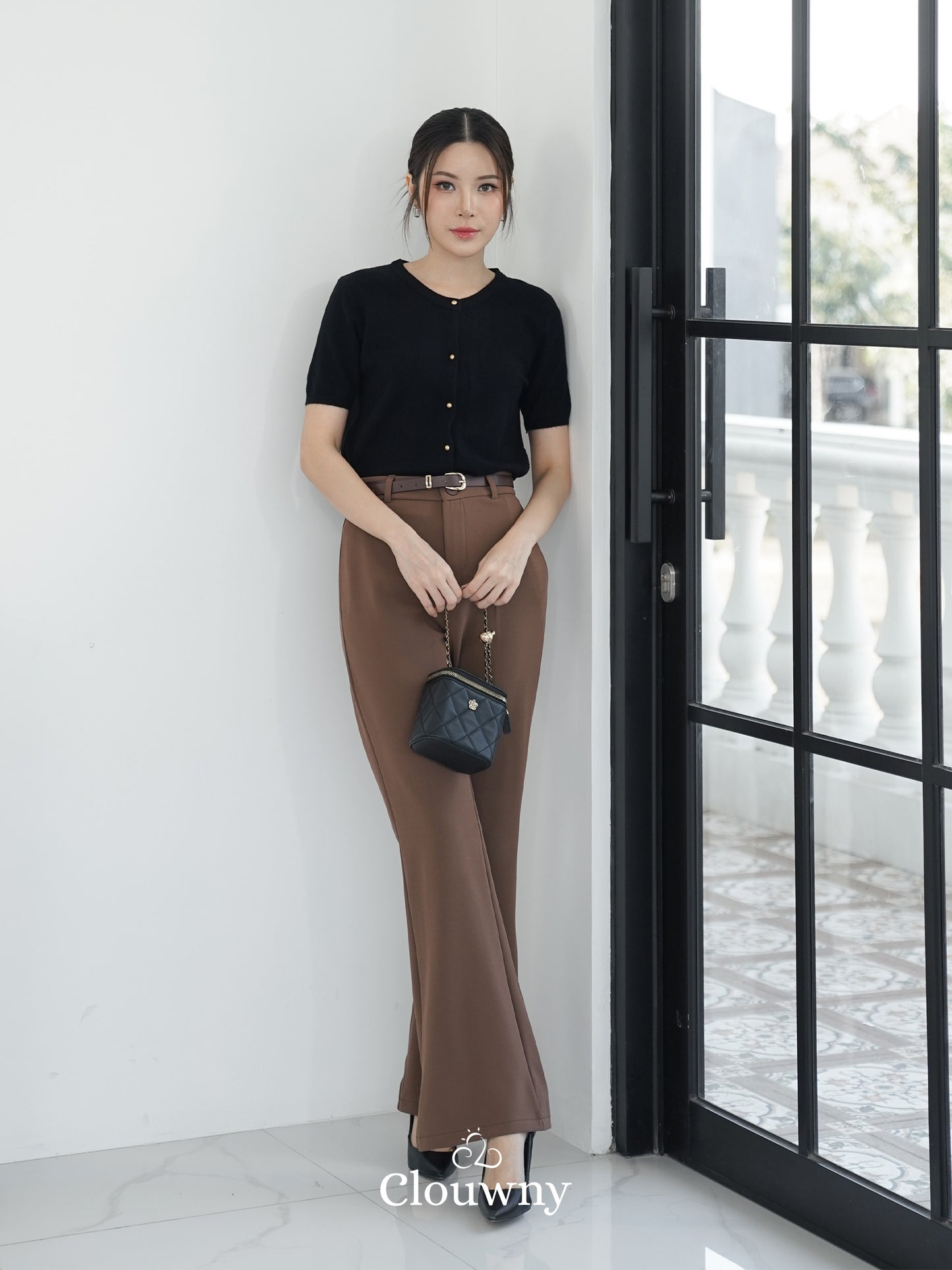 Kino Cutbray Pants - Mocca