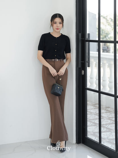 Kino Cutbray Pants - Mocca