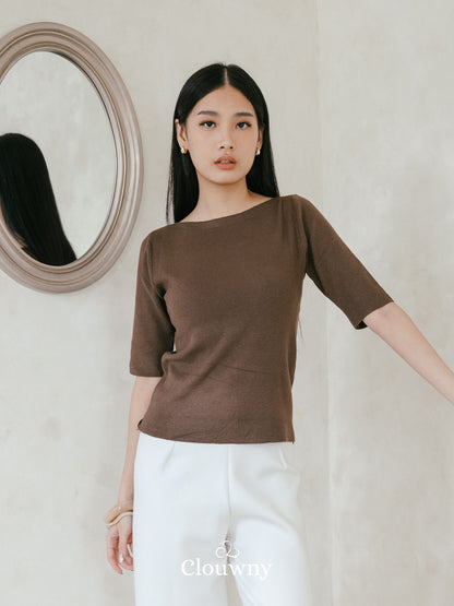 Remy Knit Top - Coffee