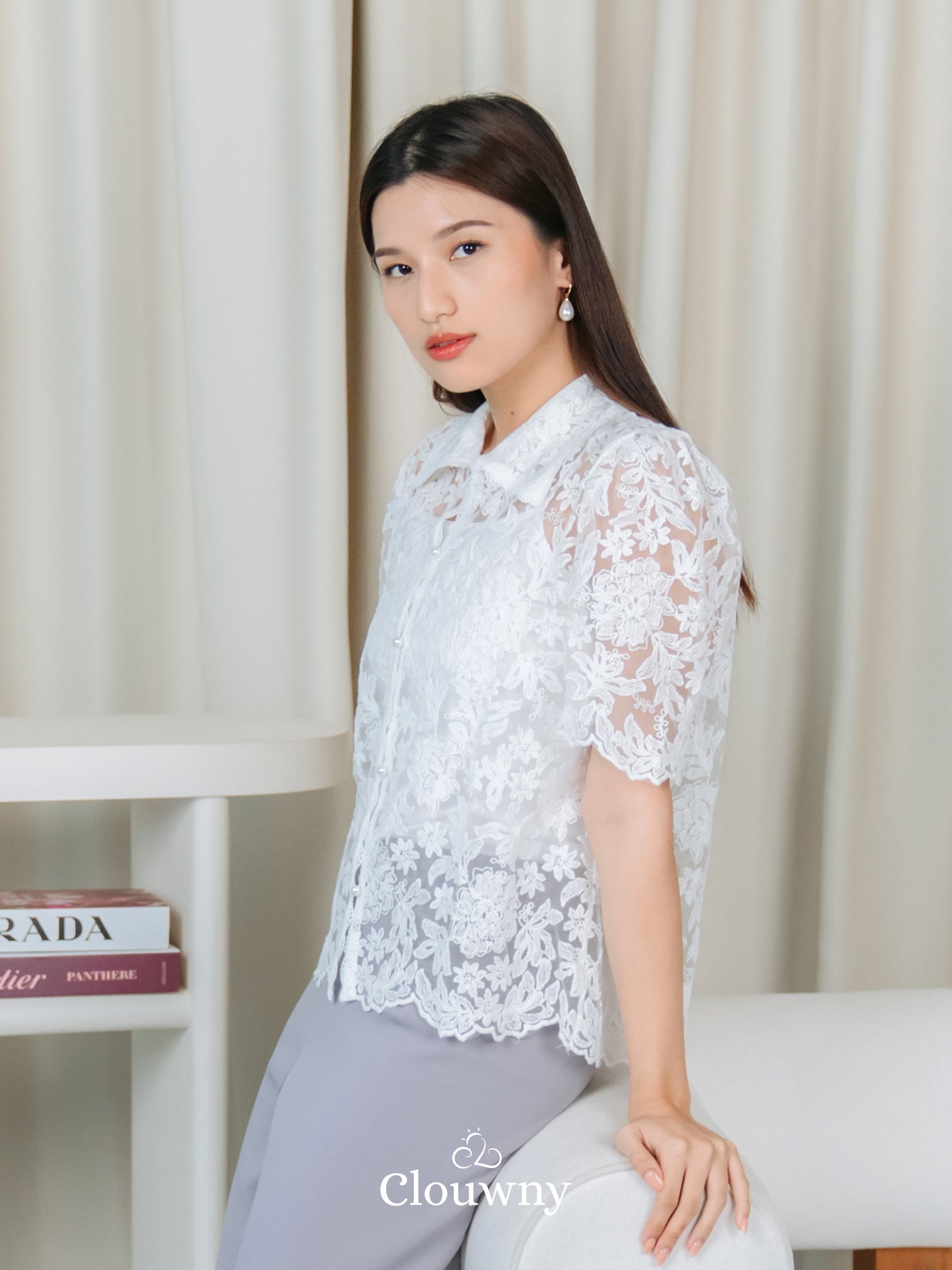 Villy Lace Blouse - White