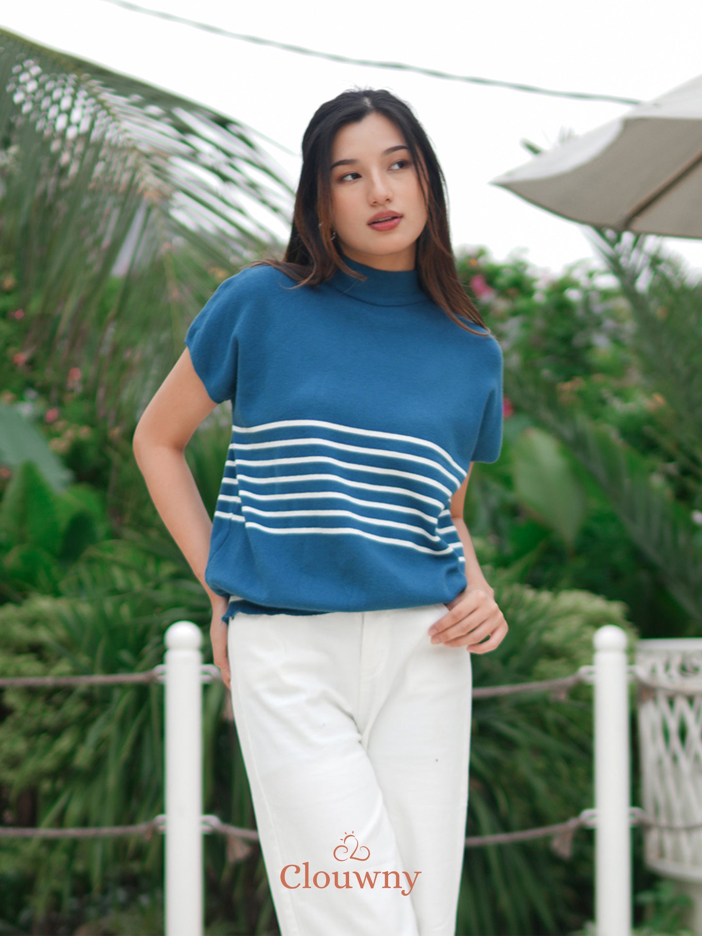 Ross Knitt Top - Blue