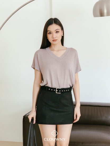 Varen Glitter Top - Khaki