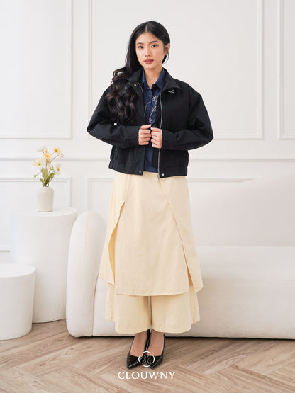 Naoki Layer Pants - Cream