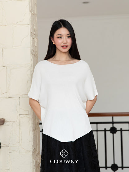 Wayne Shoulder Off Top - White