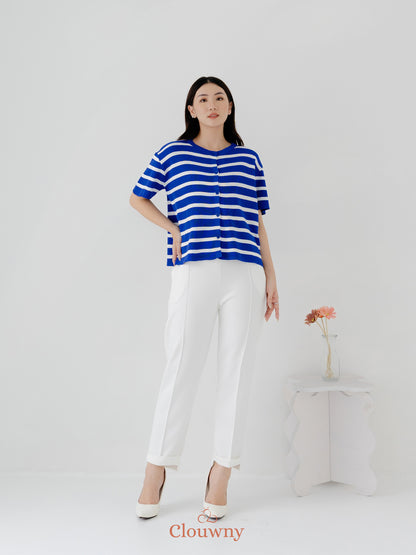 Romance Stripes Top - Blue