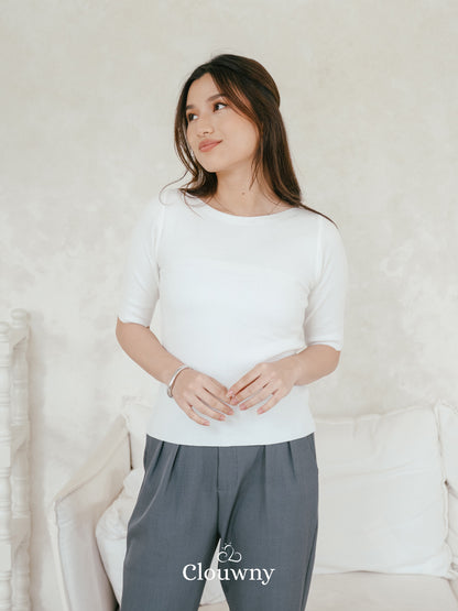 Remy Knit Top - White