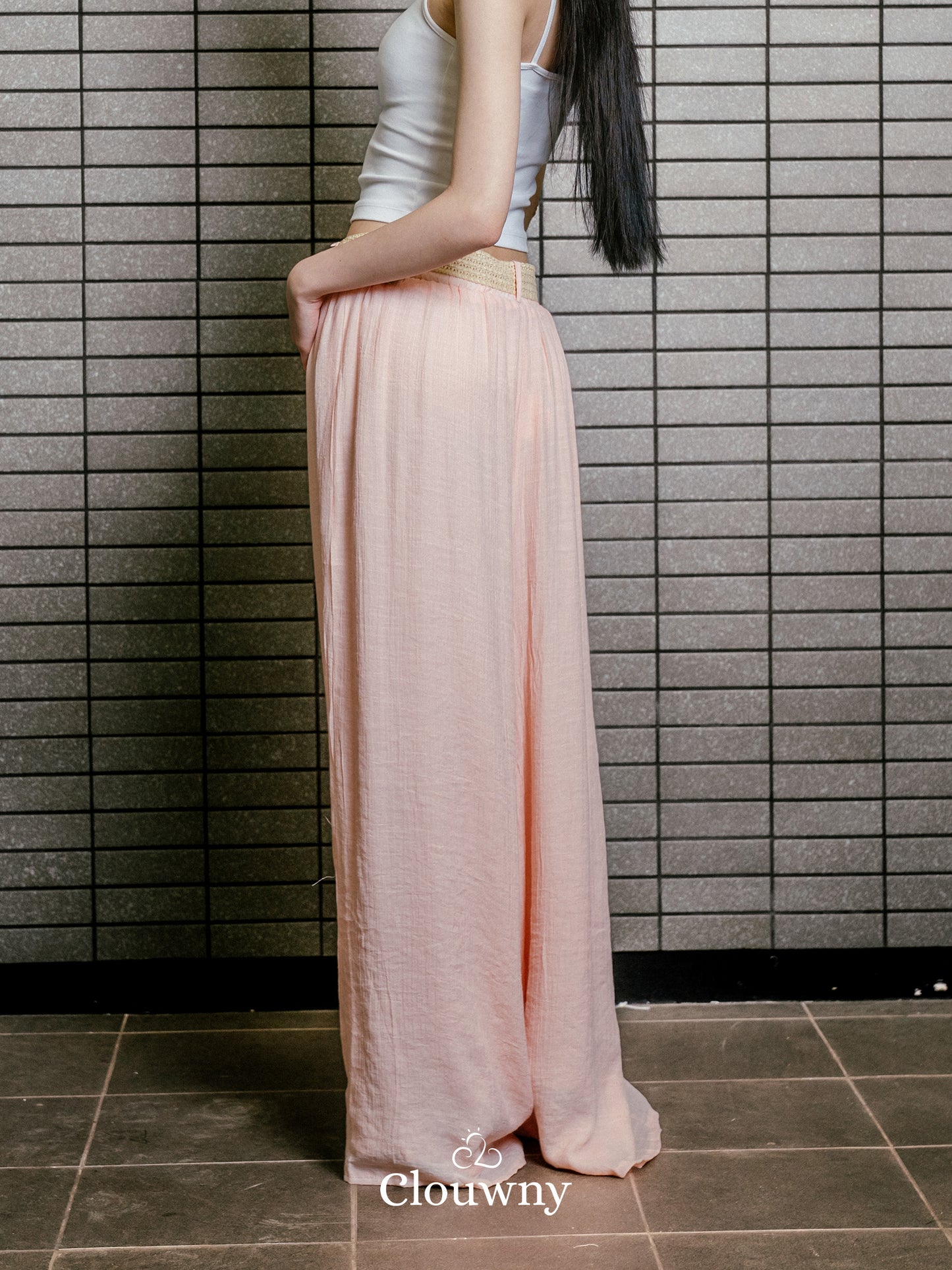 Adel Cullotes Pants - Peach