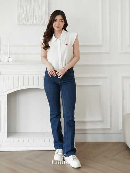 Abigail Cotton Blouse - White