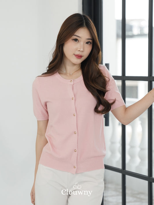 Cayan Knit Top - Pink