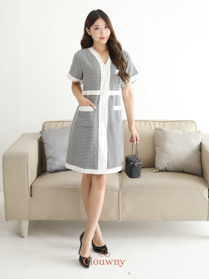 Prita Mini List Dress - Black