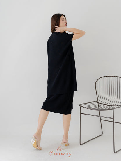 Noona Dress Knitt - Black