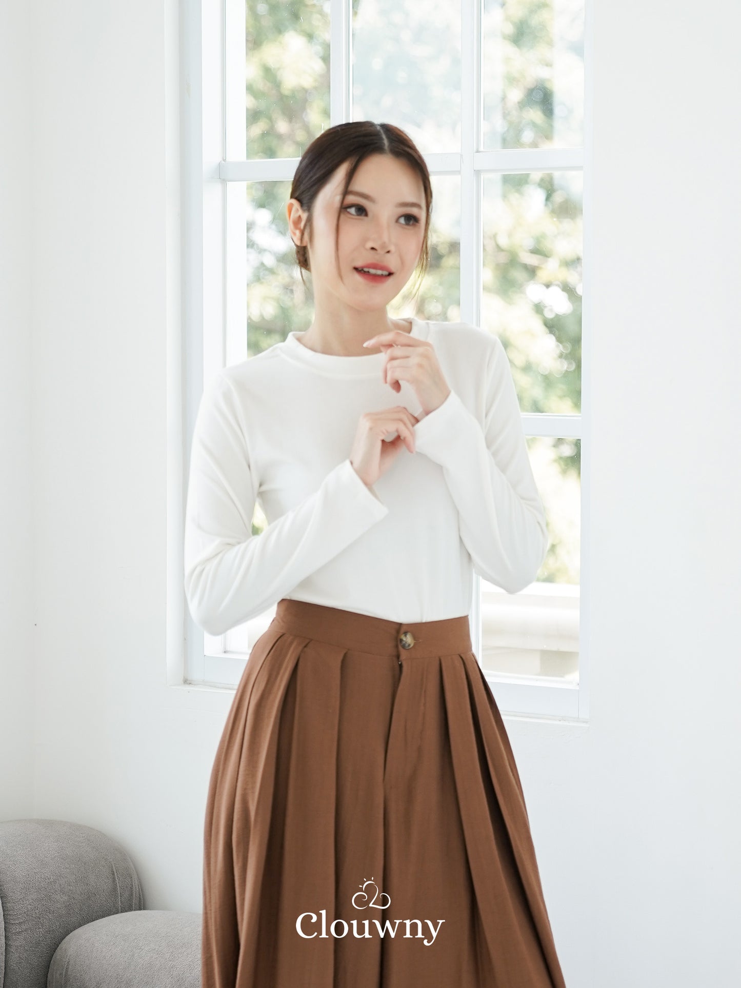 Summer Longsleeve Top - White