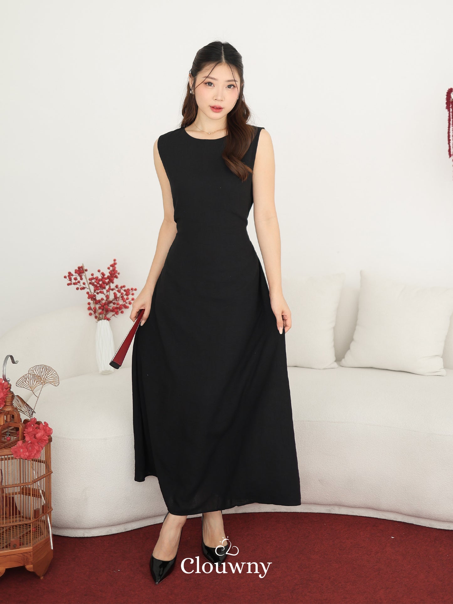 Barla Loose Dress - Black
