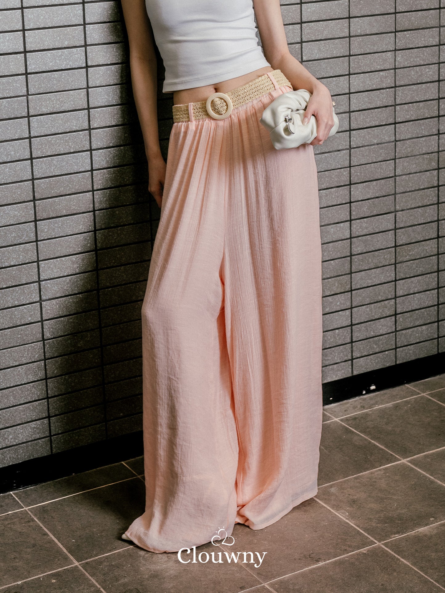 Adel Cullotes Pants - Peach