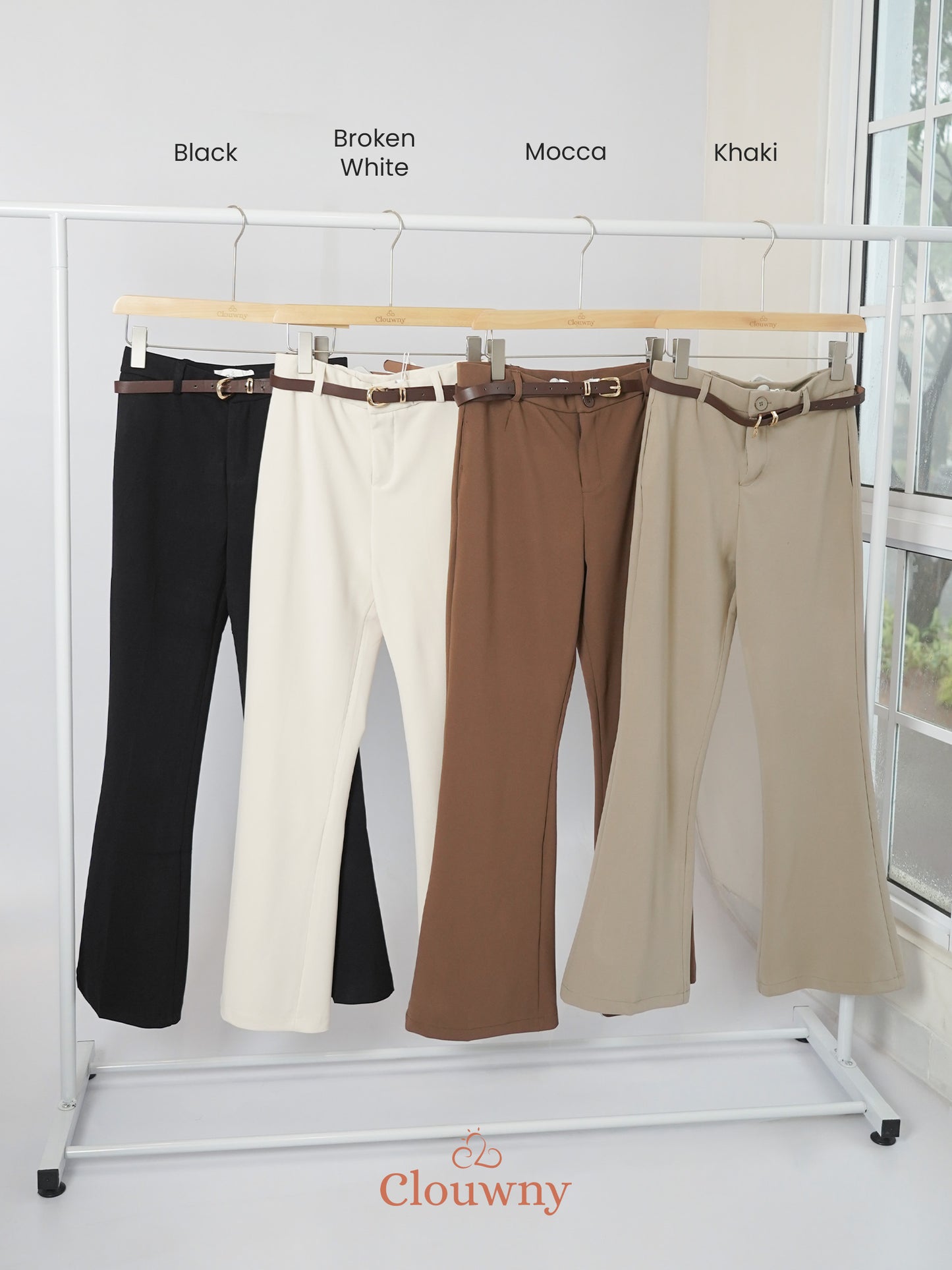 Kino Cutbray Pants - Broken White