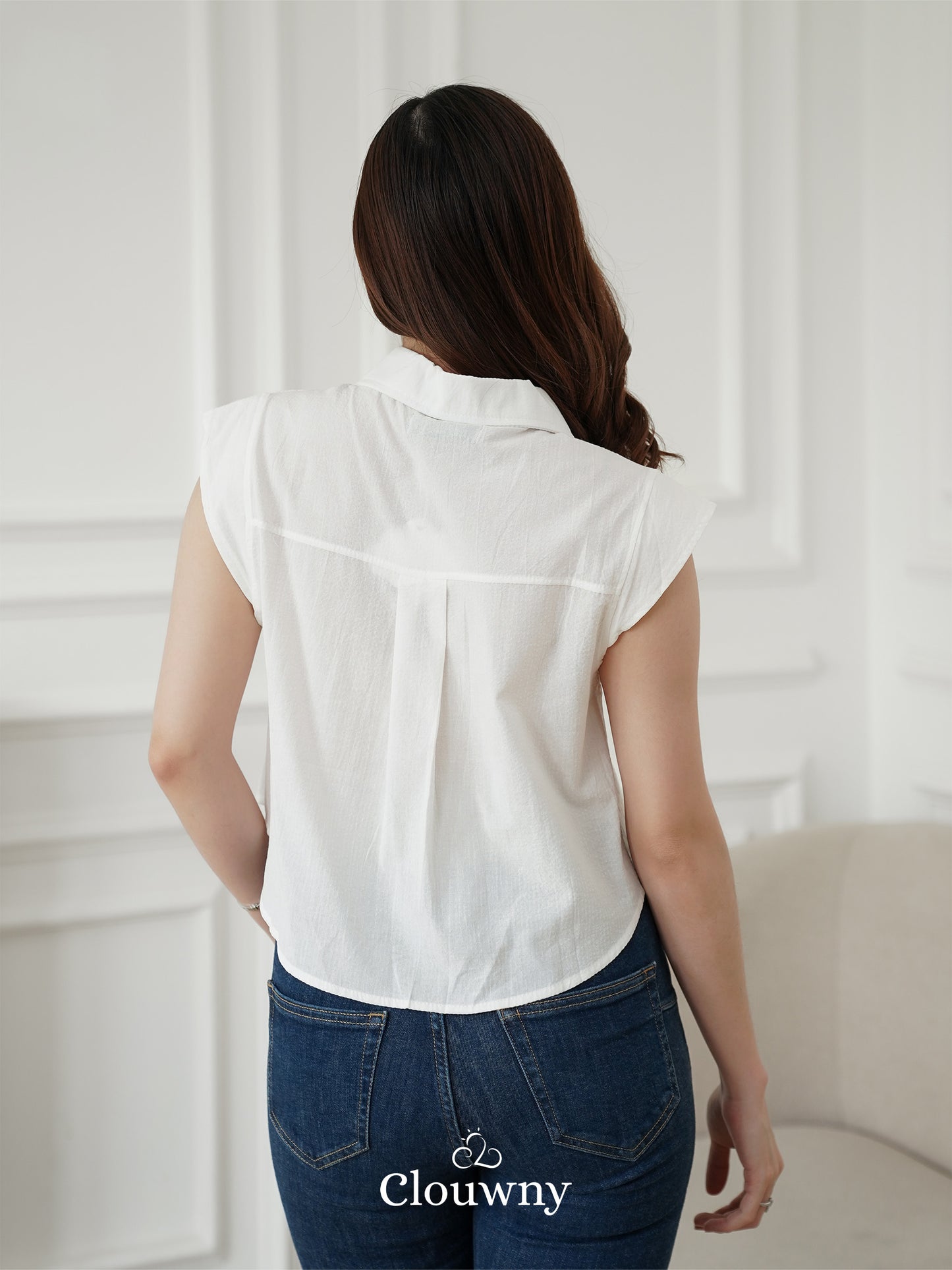 Abigail Cotton Blouse - White