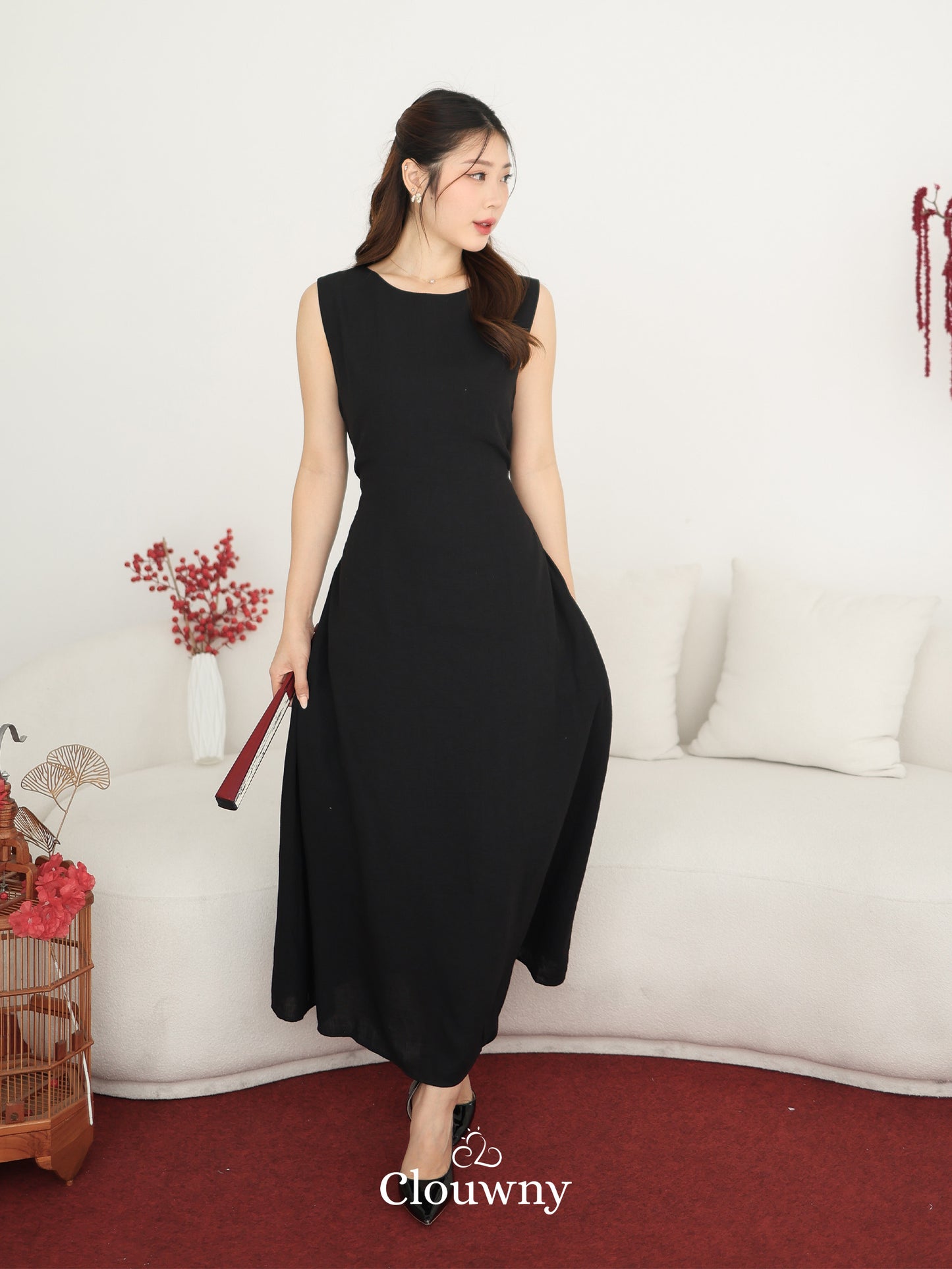 Barla Loose Dress - Black