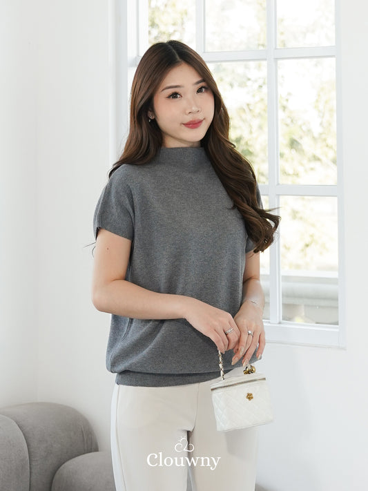 Semi Turtle Top - Grey