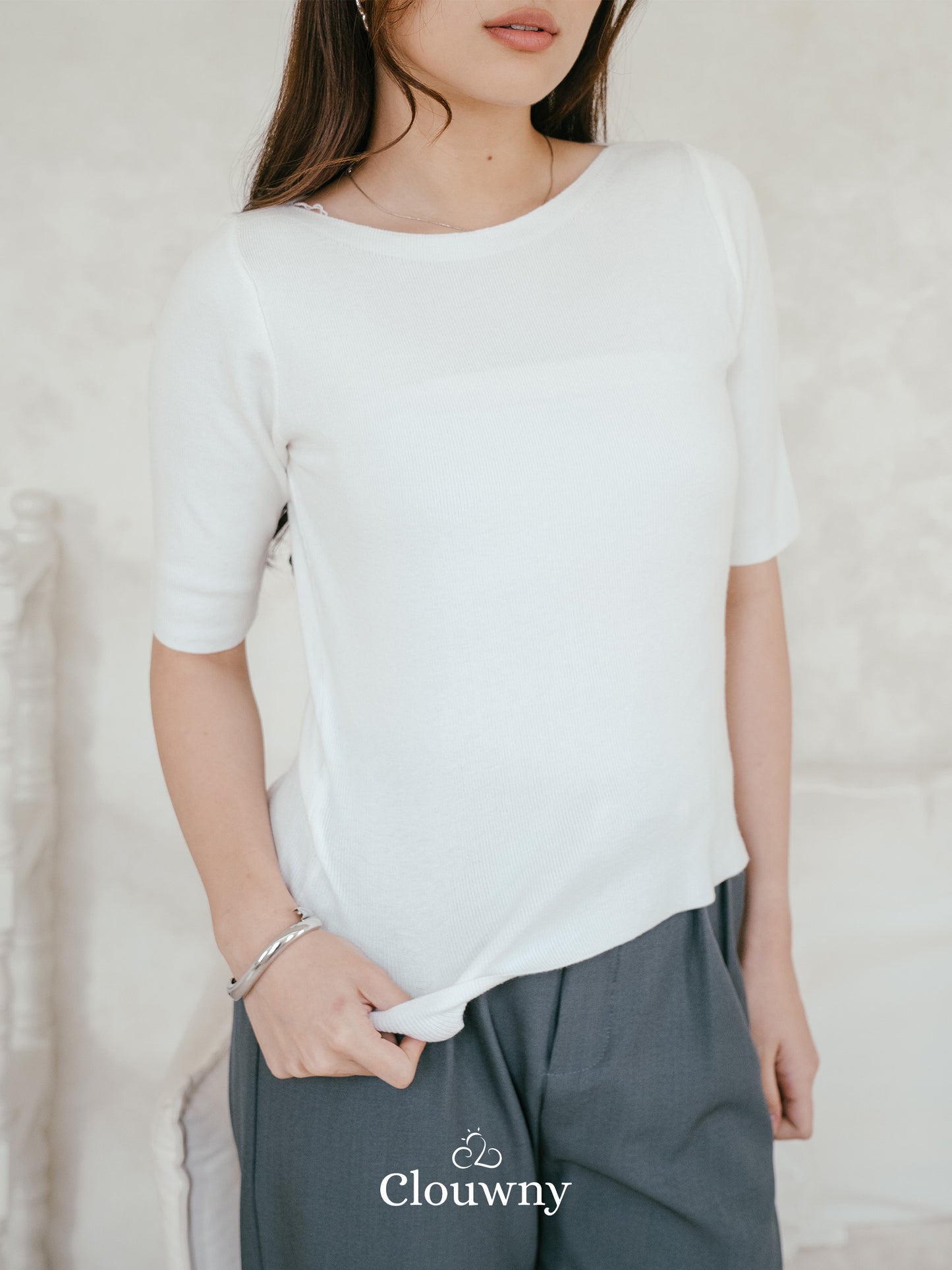 Remy Knit Top - White