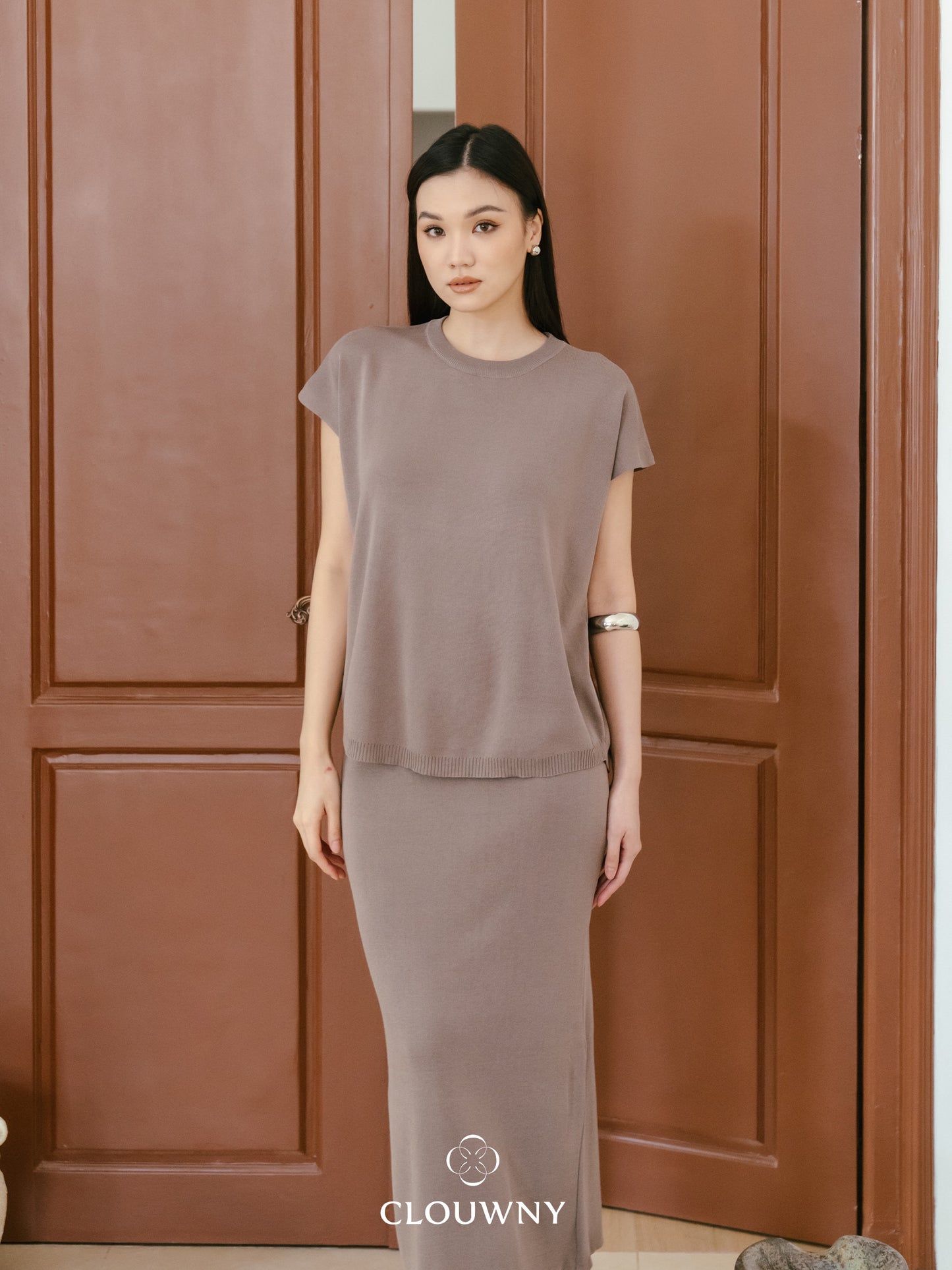 Kurasu Round Knit Set - Beige