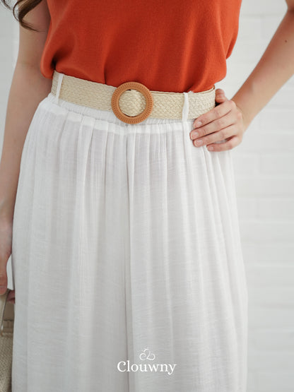 Adel Cullotes Pants - White