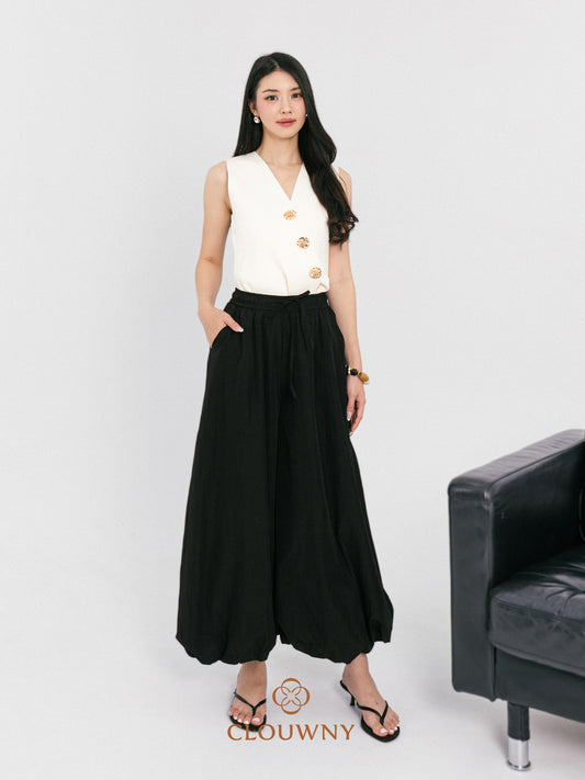 Sasya Balloon Pants - Black