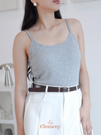 Essential Tanktop Spagheti Strap - Grey