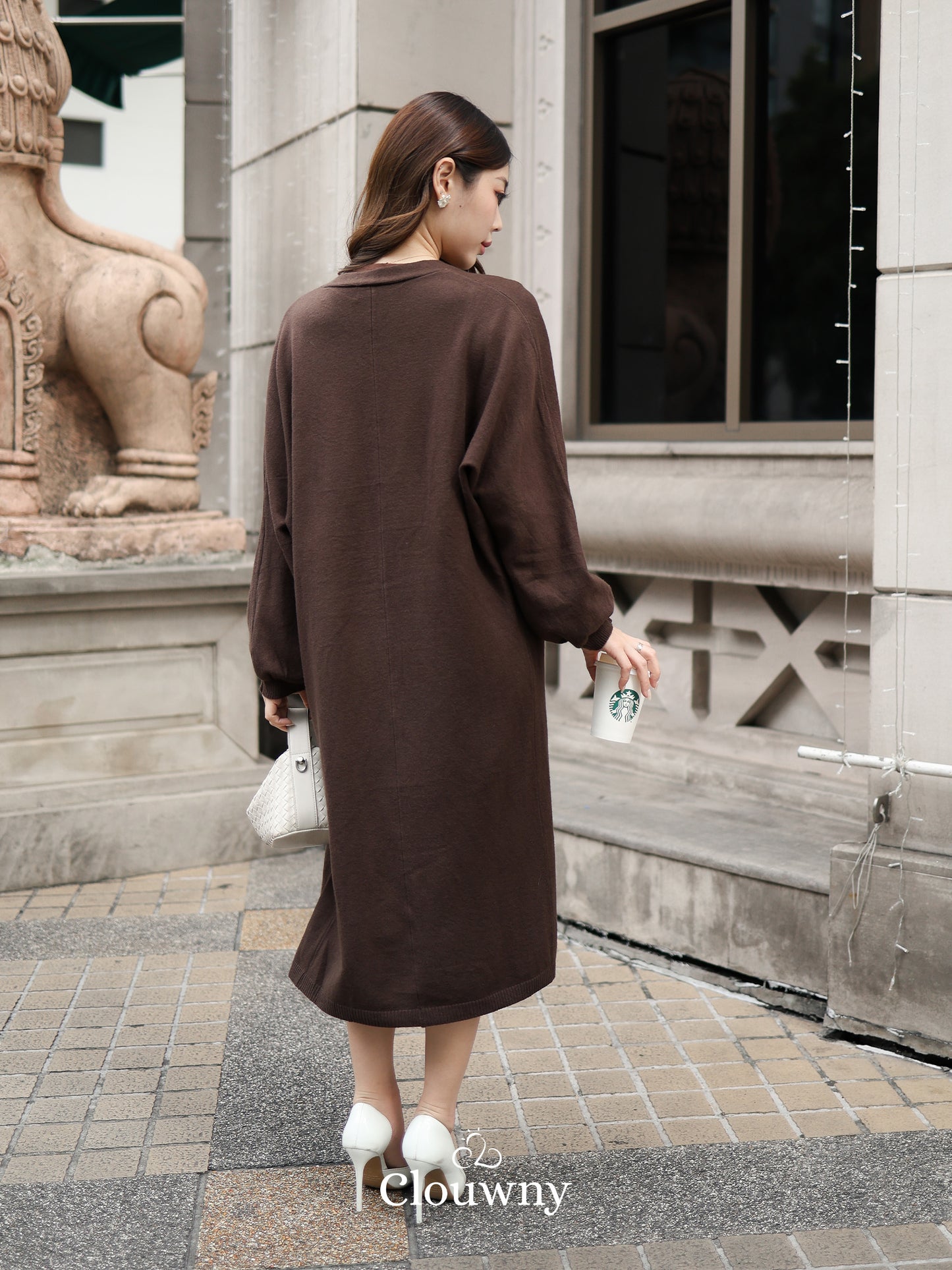 Tatiana Knit Outer - Coffee