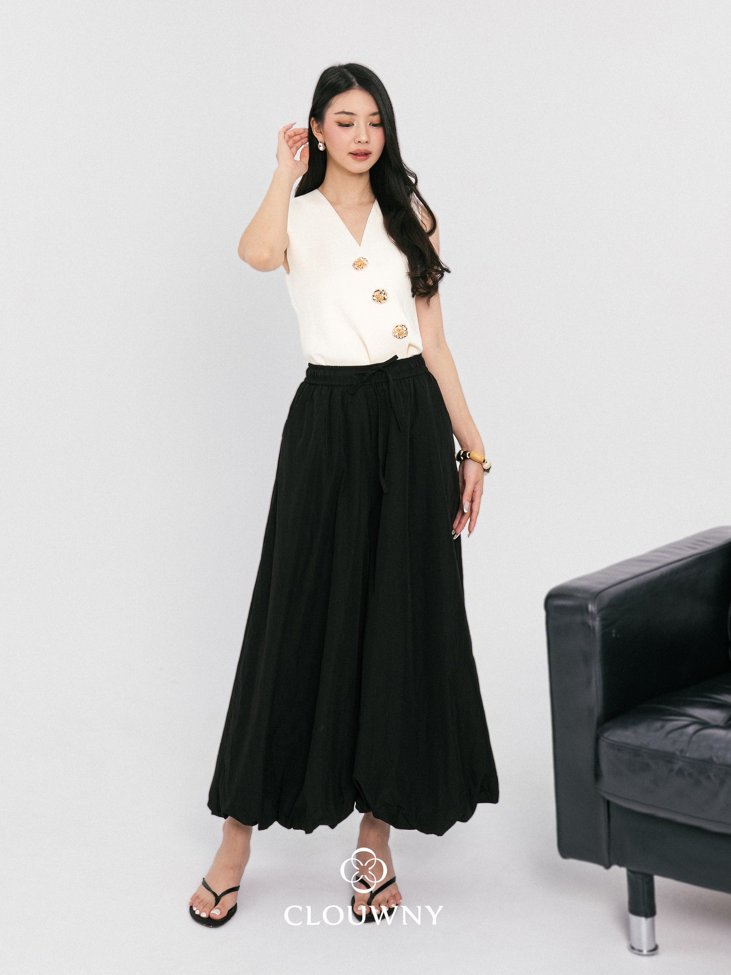 Sasya Balloon Pants - Black