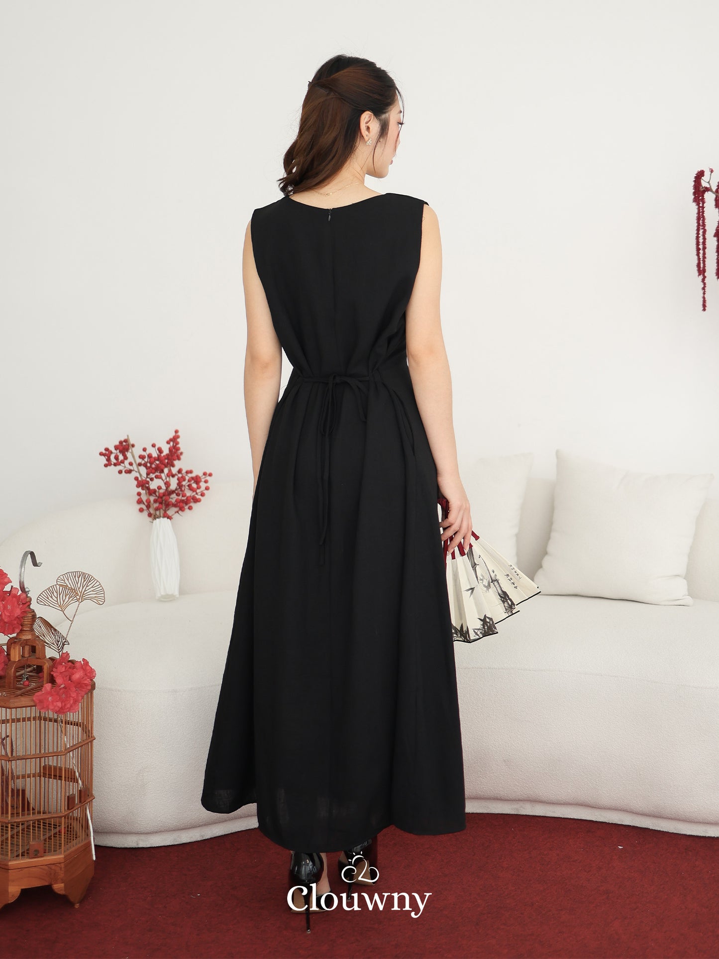 Barla Loose Dress - Black