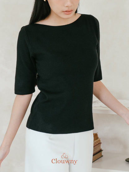 Remy Knit Top - Black