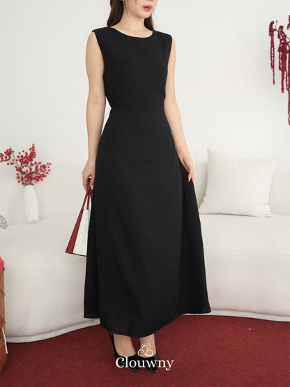 Barla Loose Dress - Black