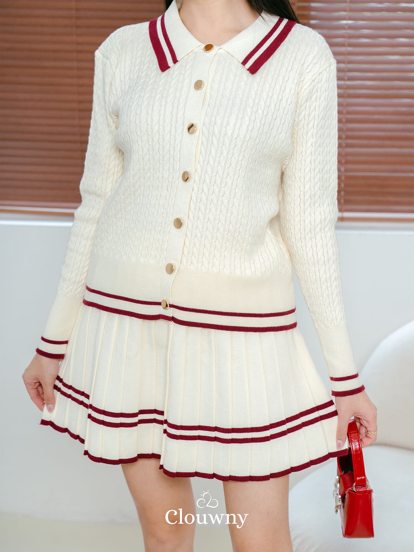 Hyuna Knit Set - Cream