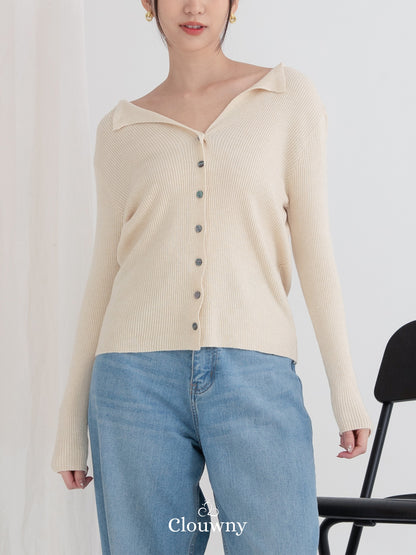 Ritsuki Button Longsleeve - Cream