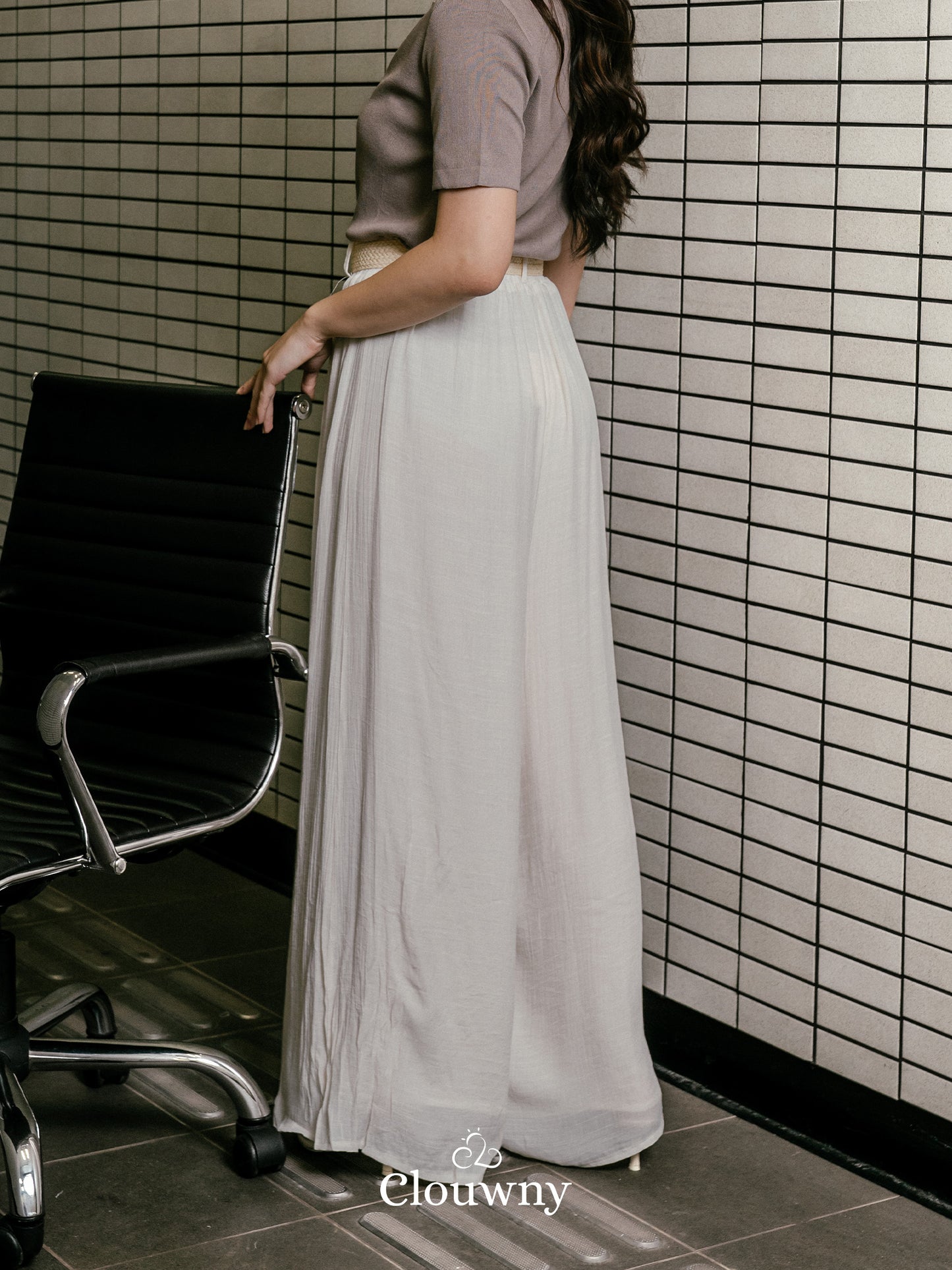 Adel Cullotes Pants - Broken White