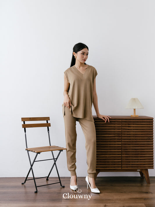 Moreno Knit Set - Khaki