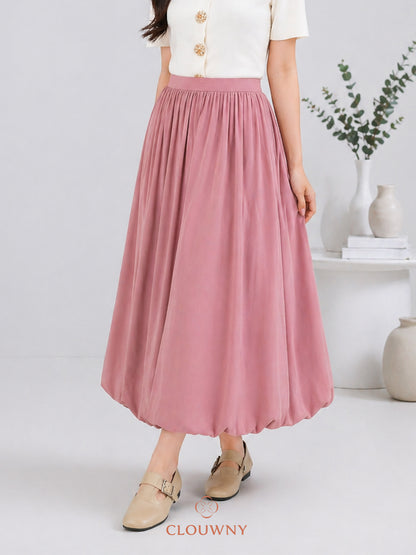Elowen Ballon Skirt - Pink